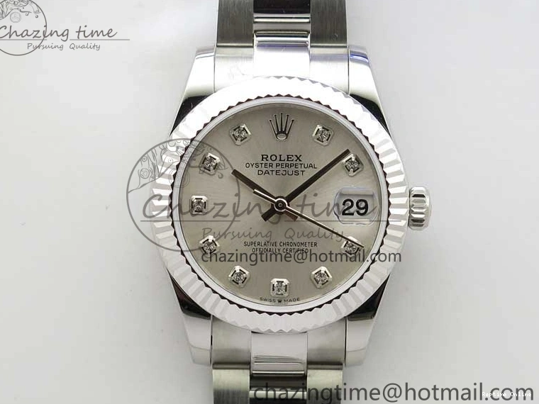 0214 Datejust 31mm 278271 SS BP Maker Best Edition Silver Crystal Dial on Oyster Bracelet Affordable 2745